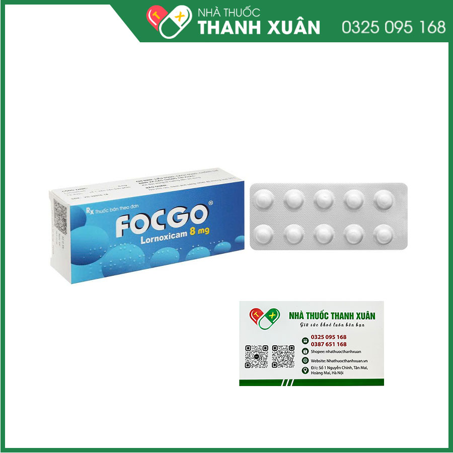 Focgo giúp đau do viêm xương khớp và viêm đa khớp dạng thấp